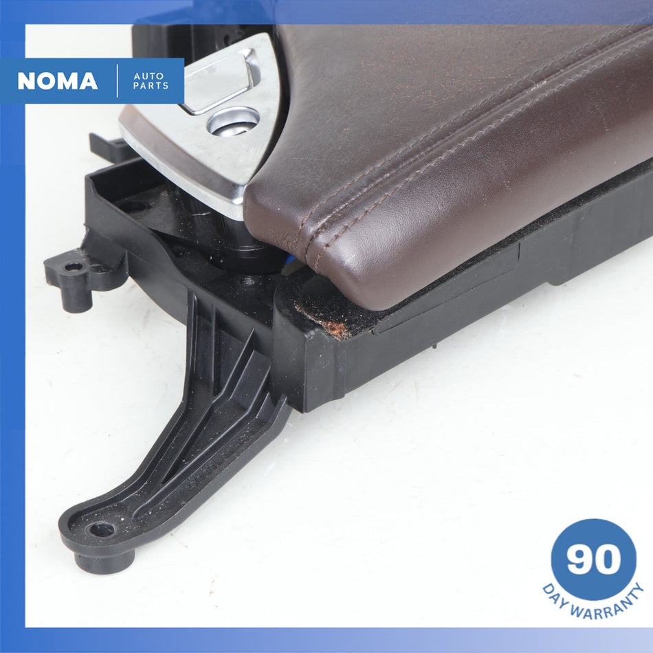 11-16 BMW F10 528i 535i Center Console Armrest Cover Lid Nappa Brown OEM