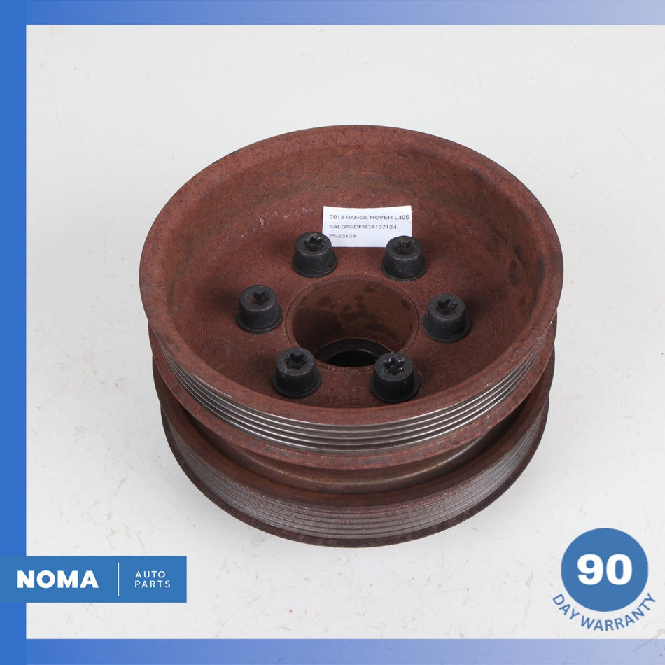 10-13 Land Rover Range Rover L405 Engine Crankshaft Balancer Pulley LR012000 OEM