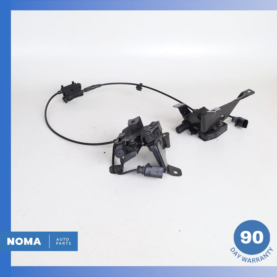 2016 Audi D4 A8L Right & Left Hood Bonnet Lid Lock w/ Handle 4H0823509C OEM