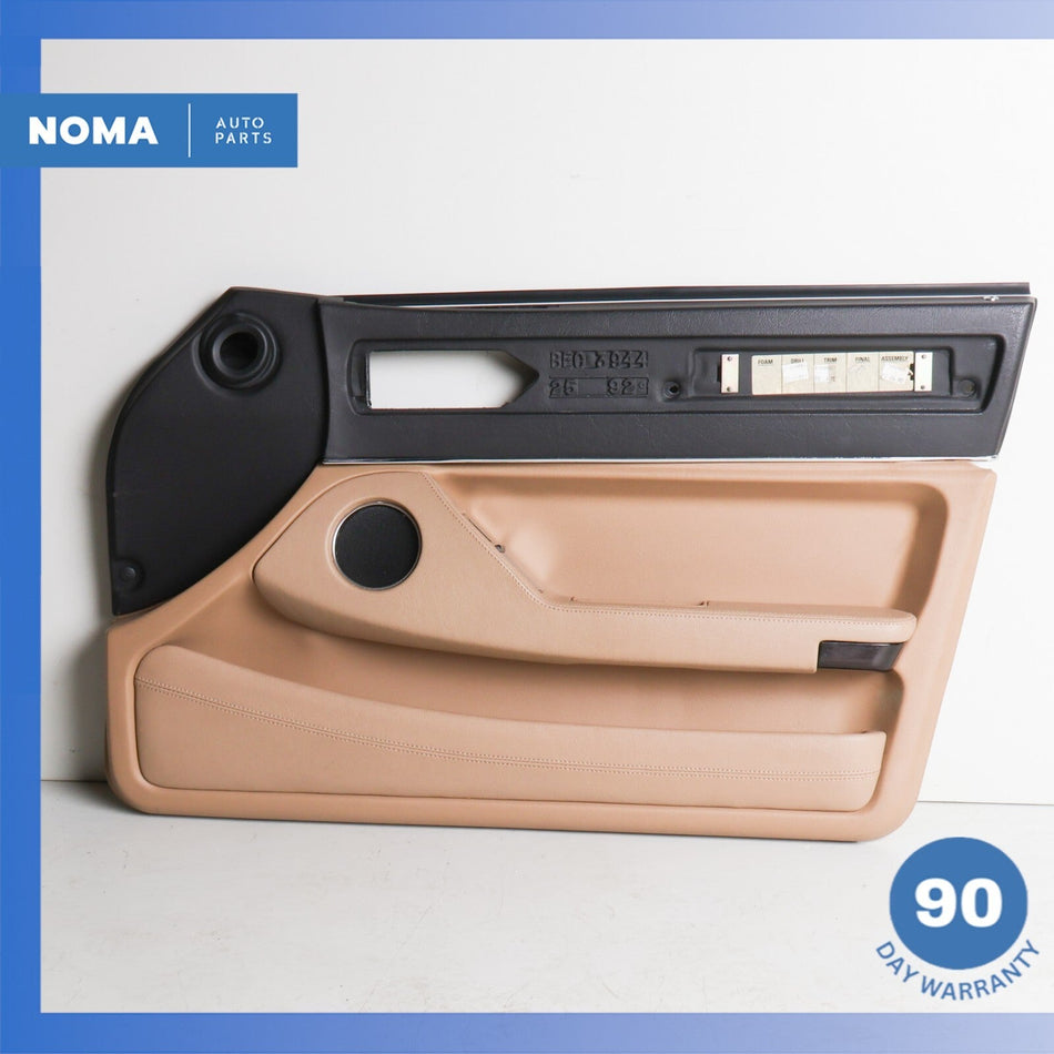 86-92 Jaguar XJ40 XJ6 XJ12 Front Right Side Interior Door Panel Trim Beige OEM