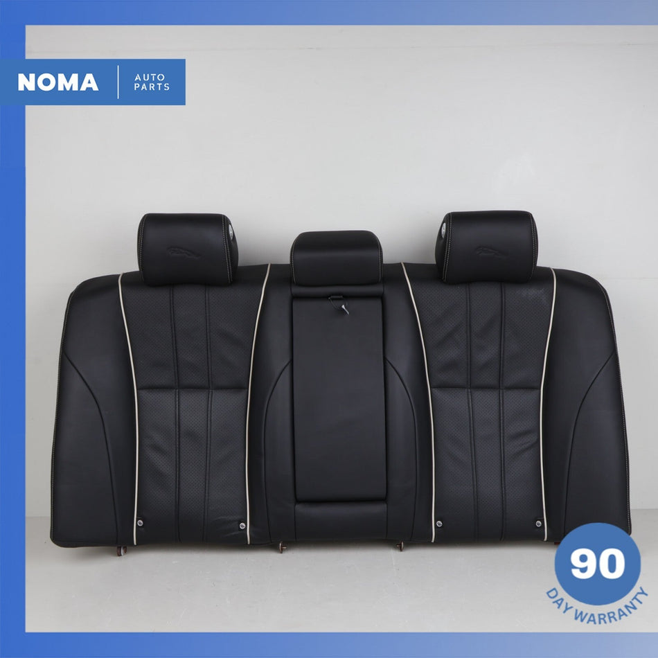 10-19 Jaguar X351 XJ XJR XJL Rear Top Upper Seat Cushion Black w/ Headrests OEM