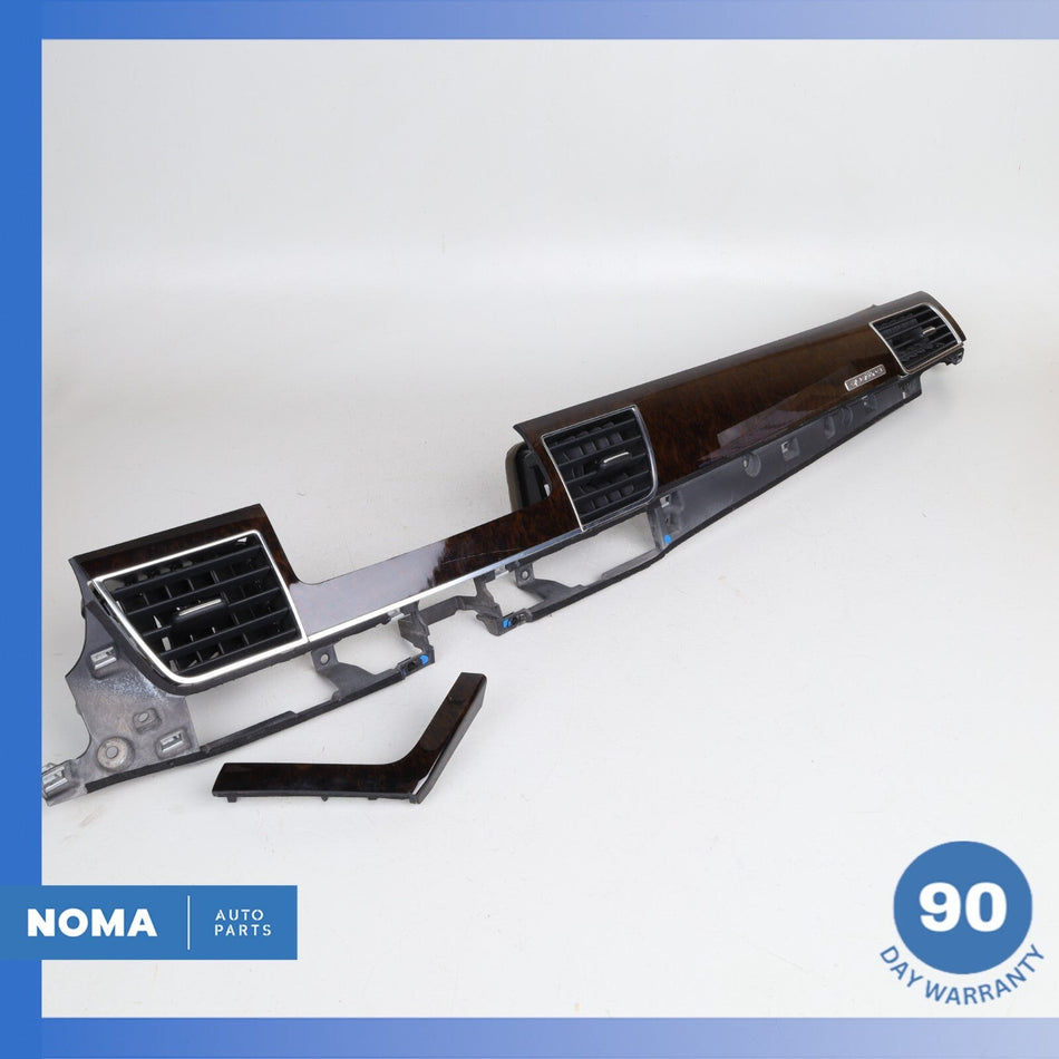 11-14 Audi D4 A8L S8 Dashboard Dash Board Panel Cover Wood w/ Air Vent OEM