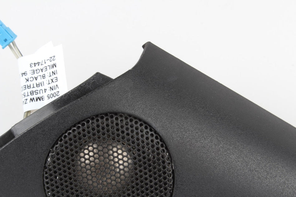 03-08 BMW Z4 E85 Left Door Corner Tweeter Audio Speaker w/ Cover 6927877 OEM