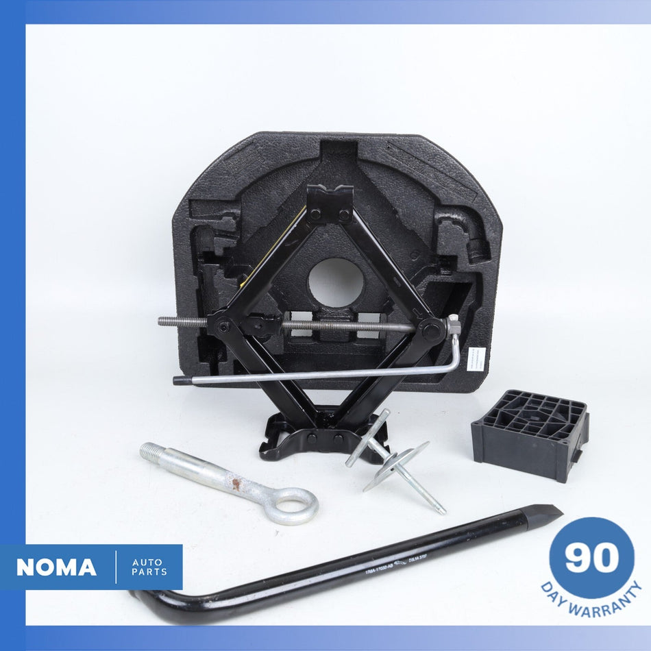 07-15 Jaguar X150 XK XKR Emergency Spare Tire Tool Kit w/ Case 6W8317B043AC OEM