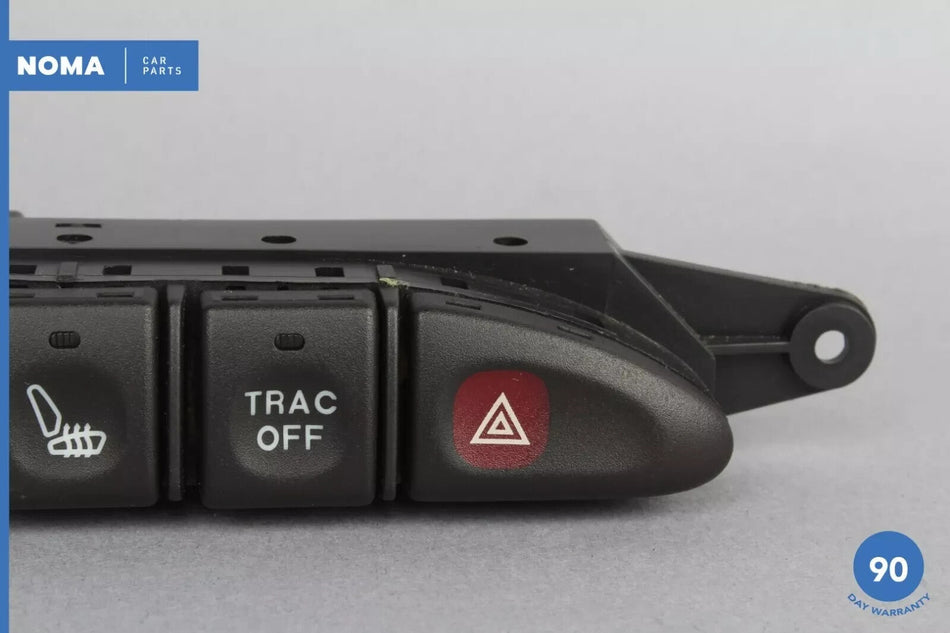 98-03 Jaguar X308 XJR Lock Valet Traction Hazard Heated Seat Switch Panel OEM