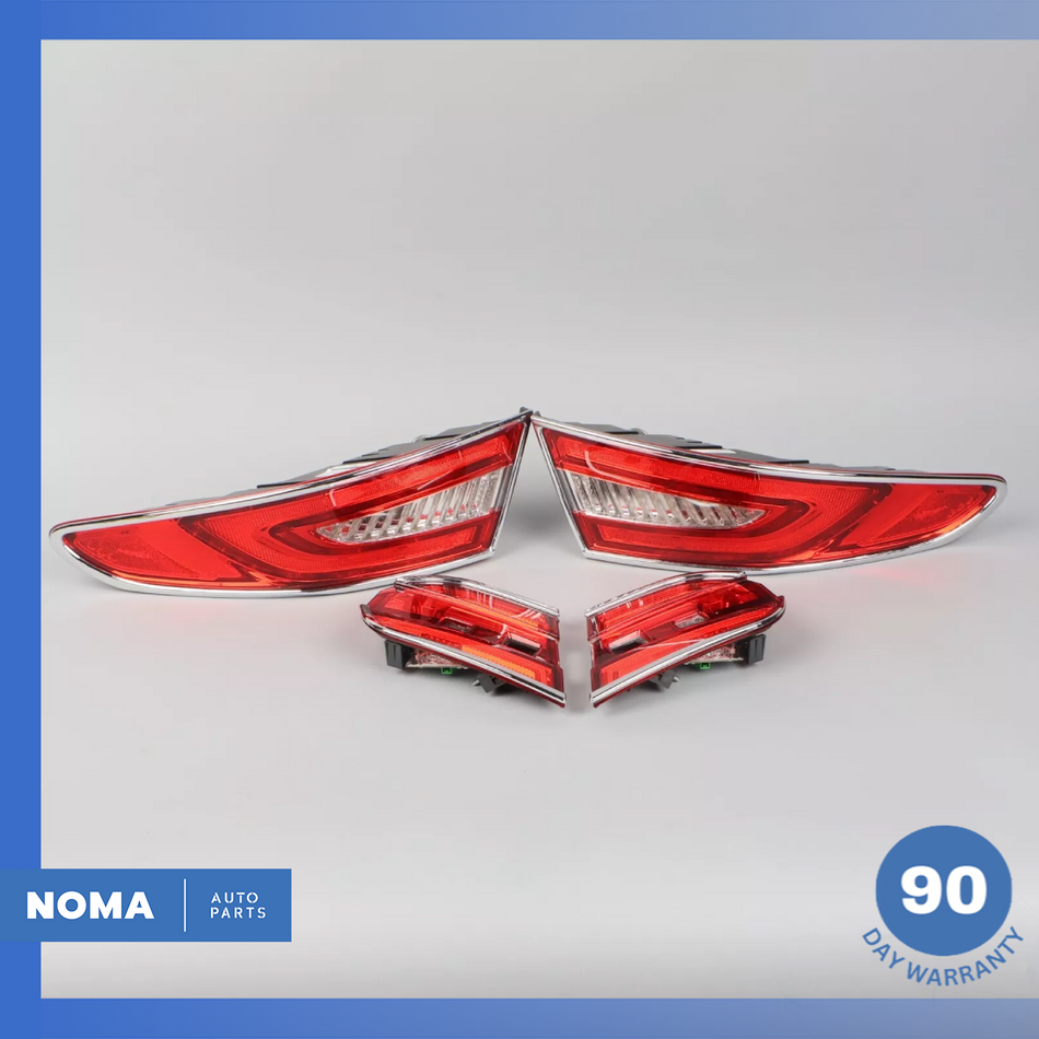 12-15 Jaguar XF XFR X250 Rear Left & Right Side Taillight Brake Light Set OEM