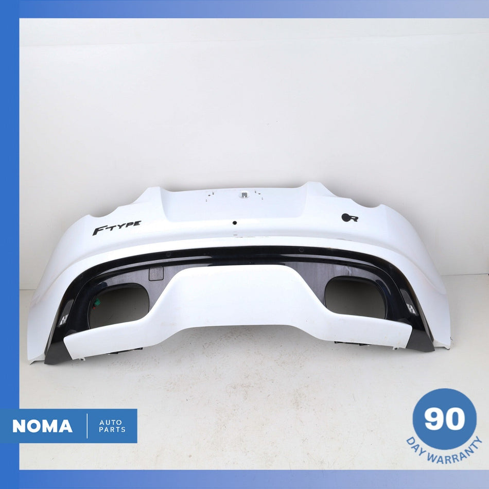 18-20 Jaguar X152 F-Type-R Rear Bumper Cover Assembly Fuji White OEM