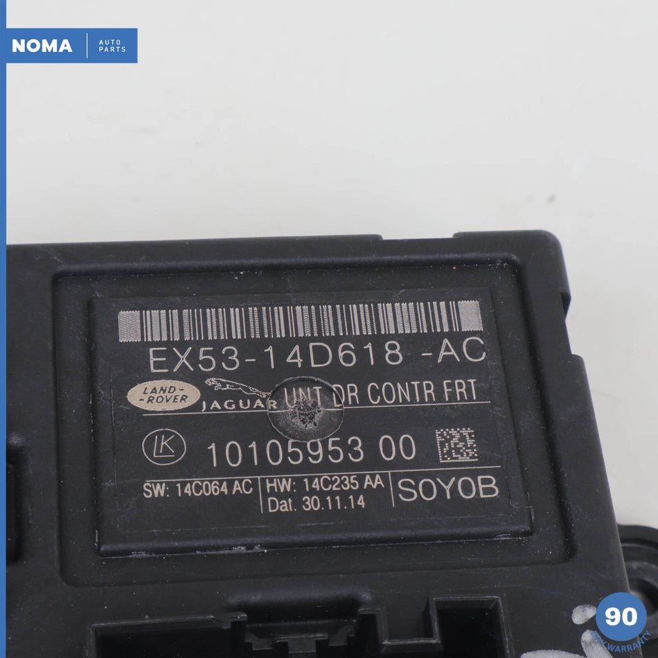 2014 Jaguar X152 F-Type Left Driver Side Door Control Module EX5314D618AC OEM