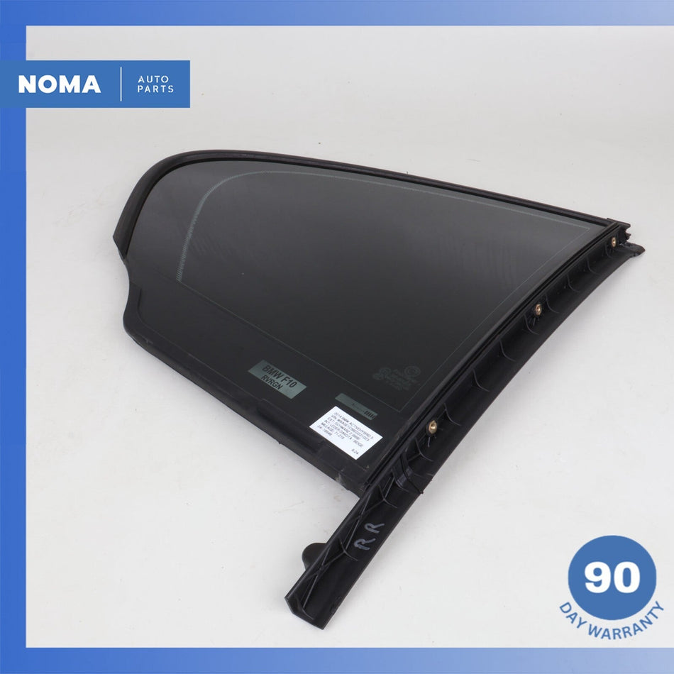 11-16 BMW ActiveHybrid 5 Rear Right Passenger Quarter Corner Window Glass OEM