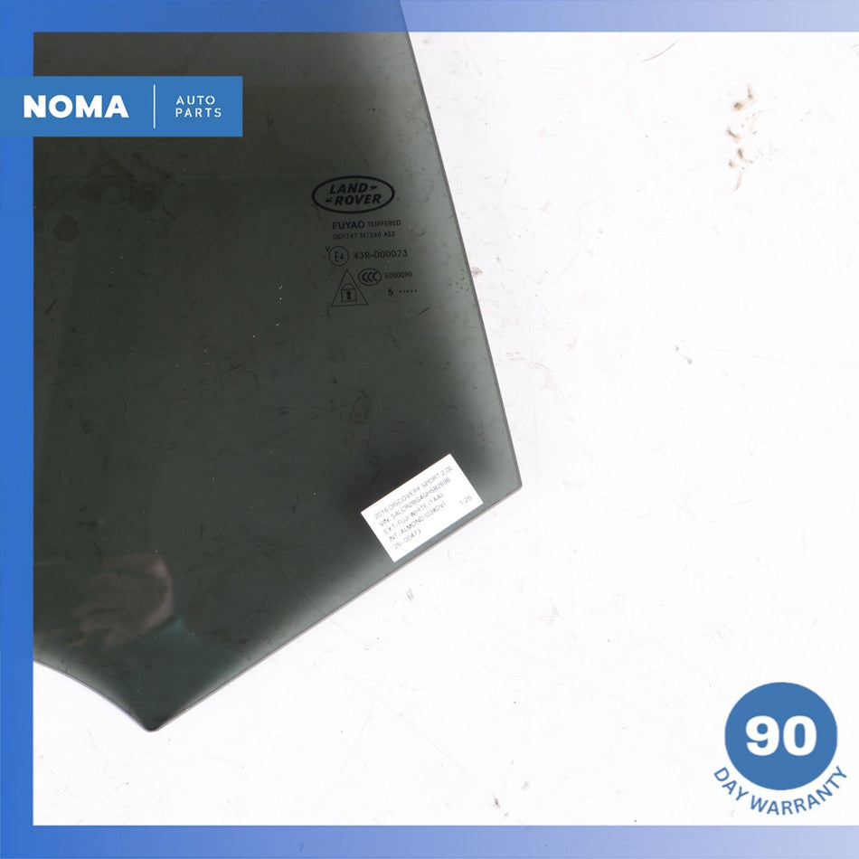 15-23 Land Rover Discovery Sport L550 Rear Right Side Door Window Glass OEM
