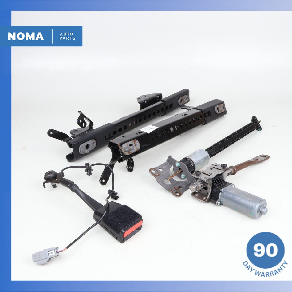 12-17 Range Rover Evoque L538 Front Right Side Seat Rail Motor Set w/ Buckle OEM