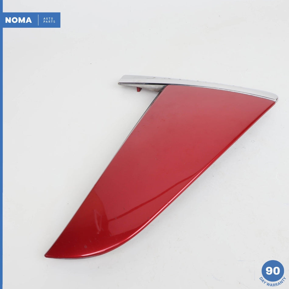 12-15 Jaguar X250 XF XFR Front Right Side Fender Vent Molding Trim Red OEM