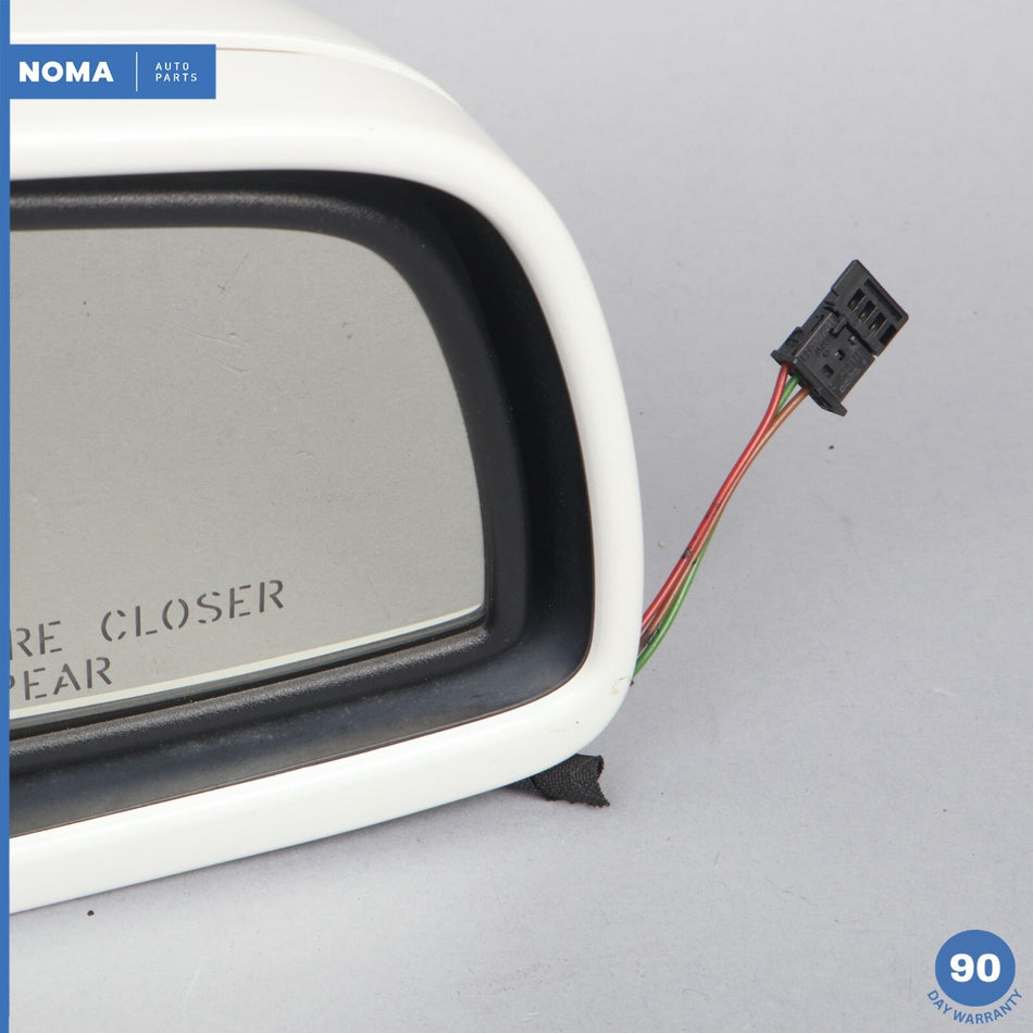 06-10 BMW 650i E63 E64 Front Right Side Rear View Mirror Alpinweiss 3 OEM