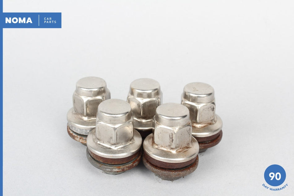 04-09 Jaguar XJ8 XJR VDP X350 Wheel Lug Nuts Bolts Set of 5 1X431012AA OEM