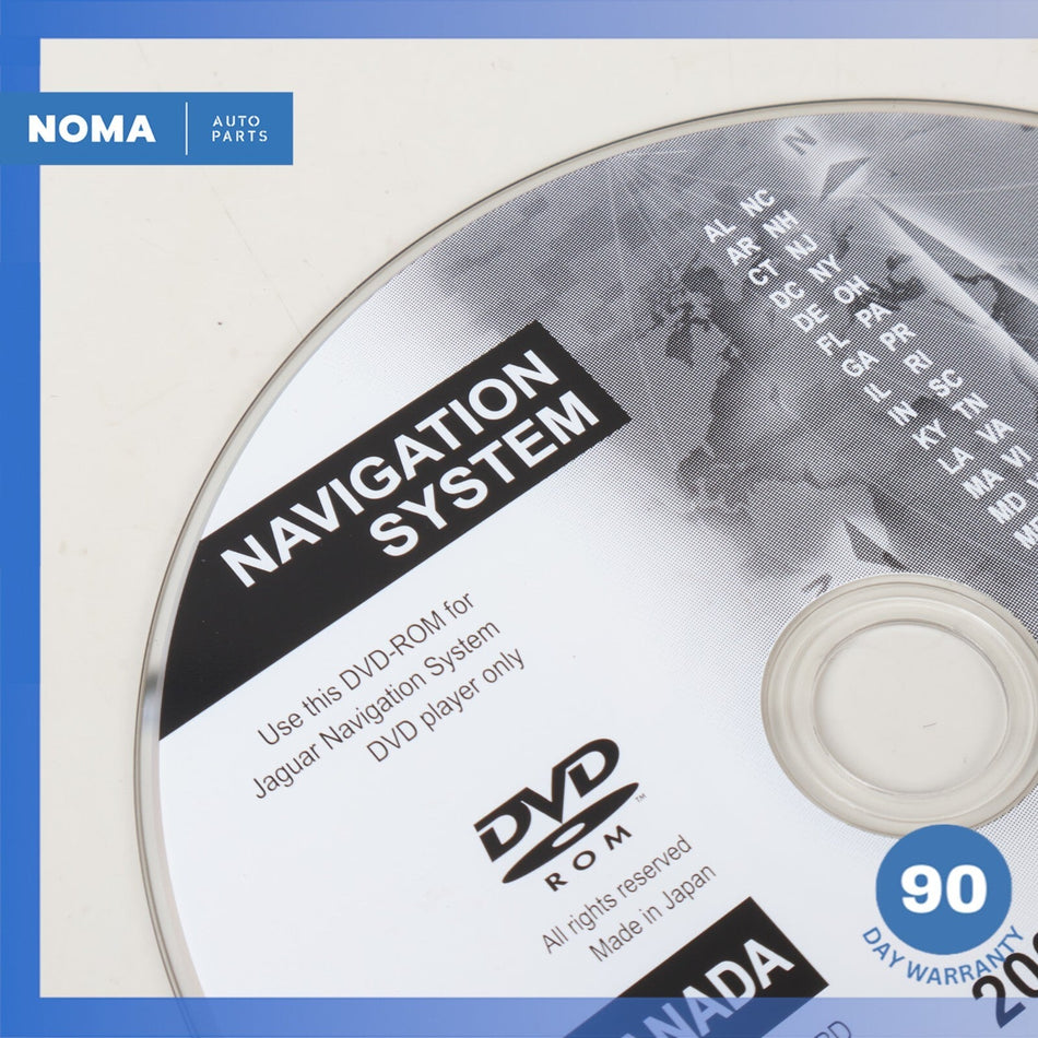 2009 Jaguar X150 XK Navigation System Disc DVD USA Canada 6W8310E898BBD OEM