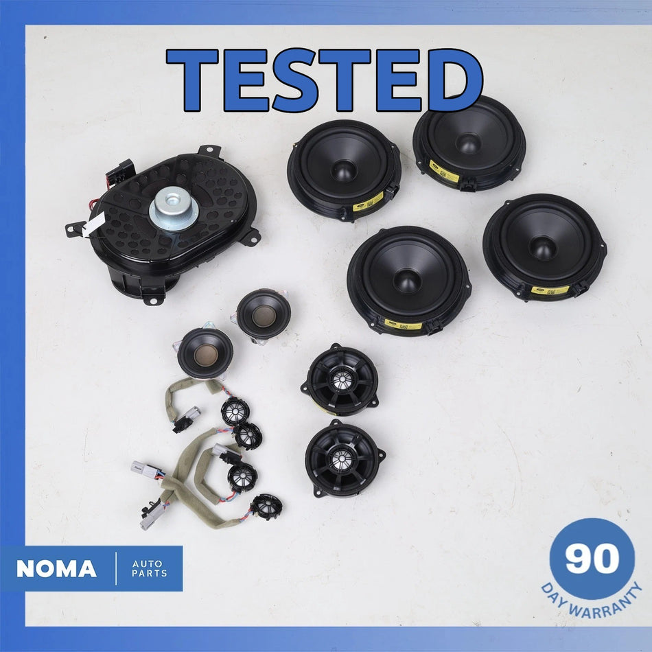 15-19 Land Rover Discovery Sport L550 Front & Rear Hi-Line 1200W Speaker Set OEM