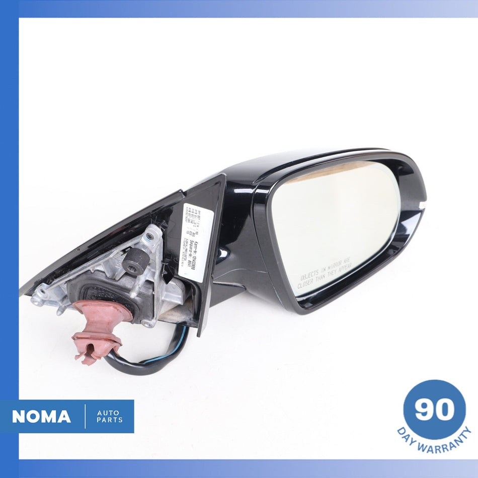 11-18 Audi D4 A8L Right Passenger Rear View Door Mirror w/ Camera Black OEM