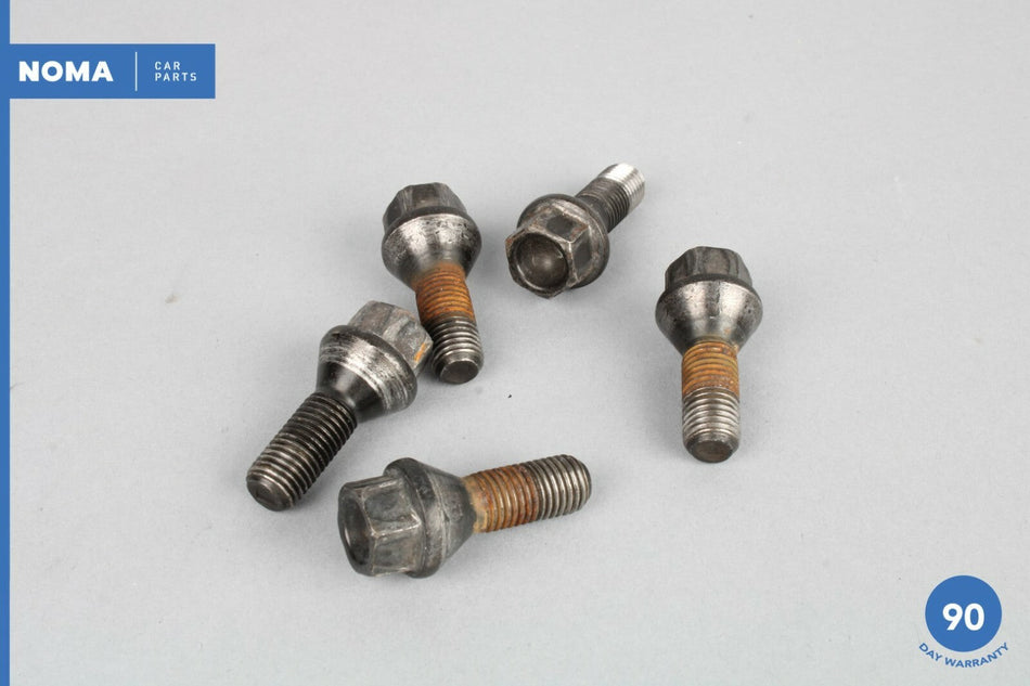 84-87 Jaguar XJ6 Series 3 Wheel Rim Lug Nuts Bolts Set of 5 CAC2764 OEM
