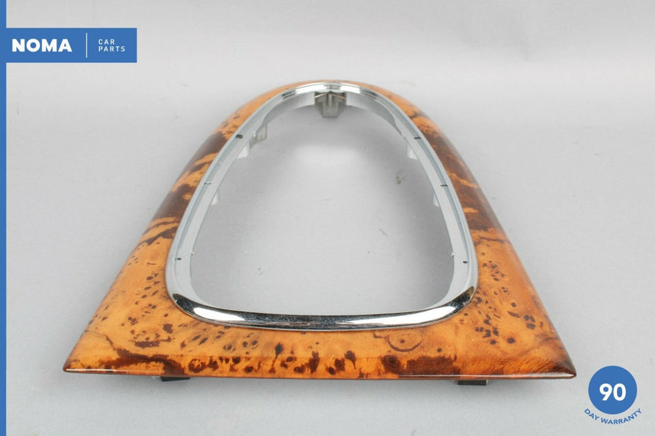 04-09 Jaguar XJ8 XJR VDP X350 X358 Center Console Shifter Bezel Panel Wood OEM
