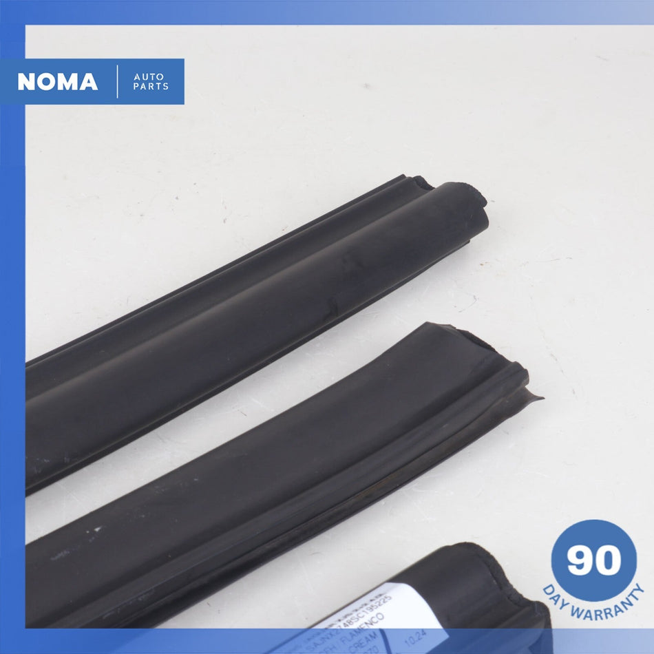 89-96 Jaguar XJS Convertible Top Roof Left Side Outside Molding Seal Set OEM