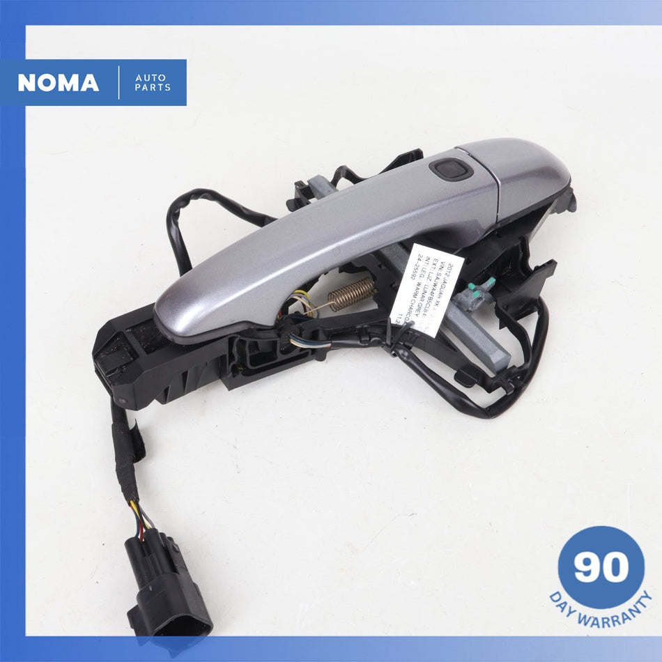 07-15 Jaguar X150 XK XKR Front Right Side Door Handle w/ Bracket Keyless Go OEM