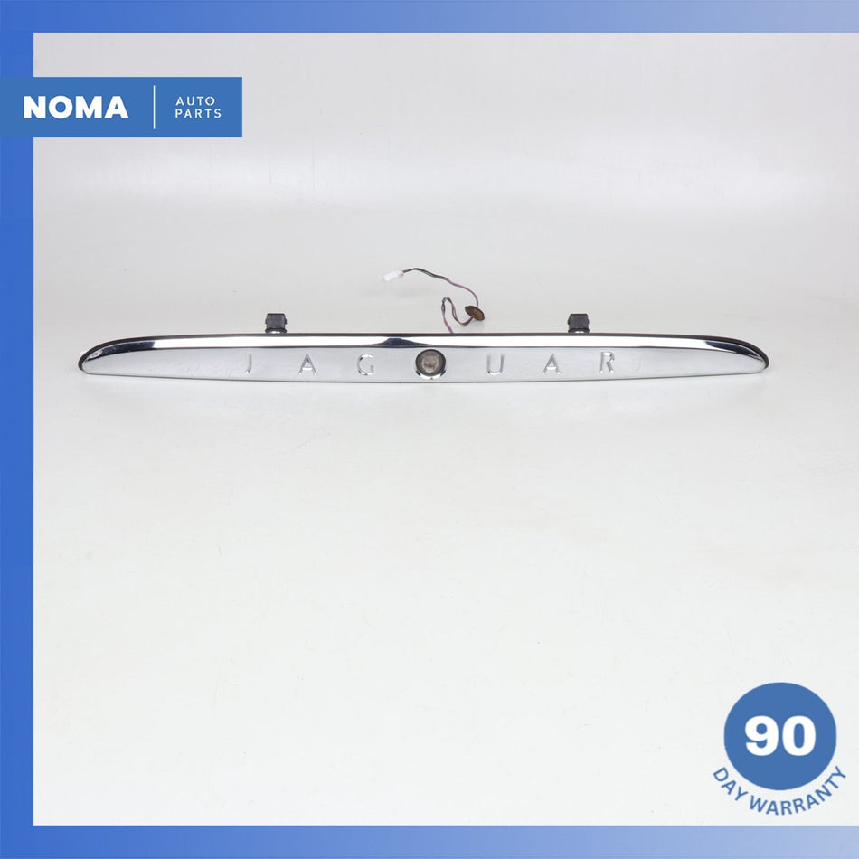 00-06 Jaguar X100 XKR Rear Trunk Bezel License Plate Light Lamp Trim Chrome OEM