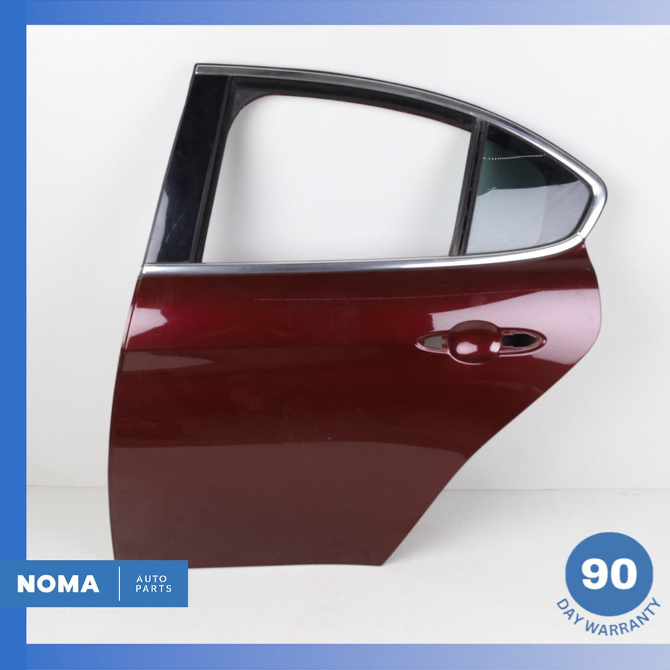 17-23 Alfa Romeo 952 Giulia Rear Left Driver Side Door Shell Panel Red OEM