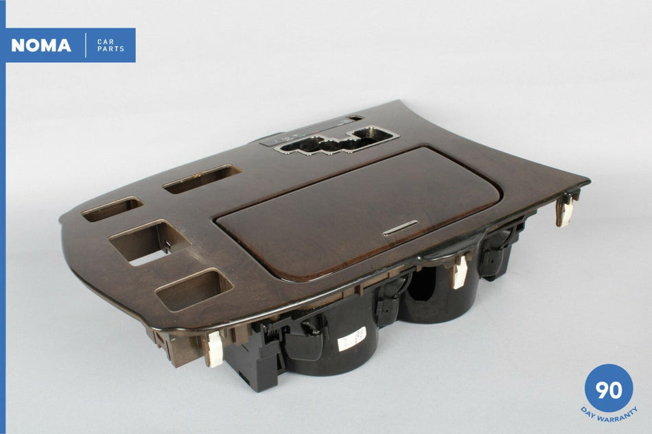 07-12 Lexus XF40 LS460 Front Center Console Shifter Panel Trim w/ Cup Holder OEM