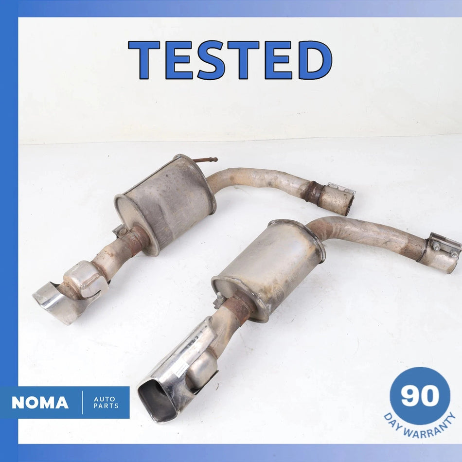10-13 Range Rover Sport L320 Rear Left & Right Exhaust Silencer Muffler Set OEM