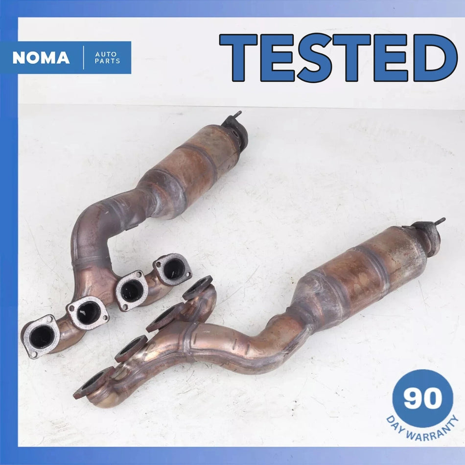 04-05 BMW E64 645Ci 545i 745i N62 Front & Rear Exhaust Manifold Downpipe Set OEM