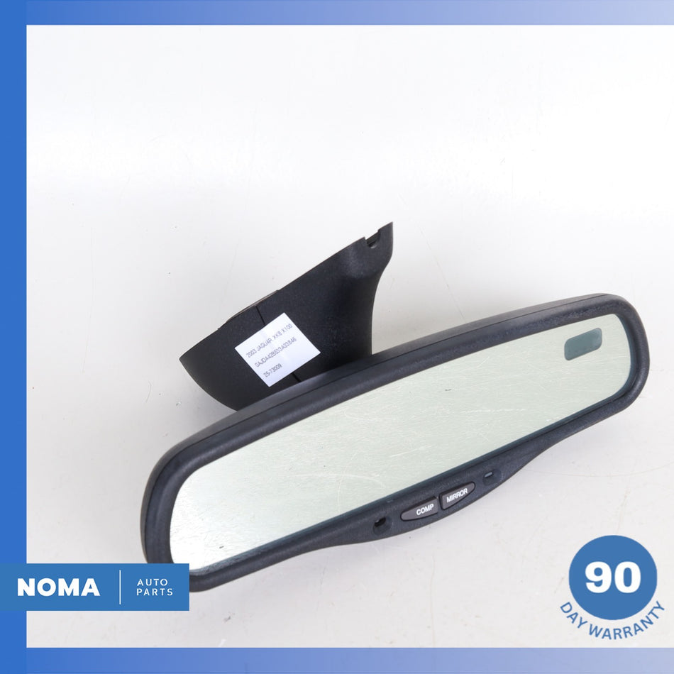 03-06 Jaguar X100 XKR Interior Rear View Mirror Glass Assembly w/ Compass OEM