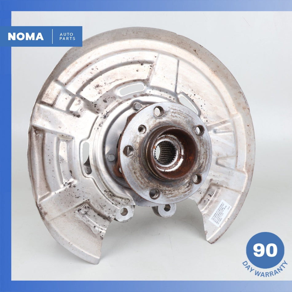2014 BMW F10 ActiveHybrid 5 Rear Left Side Spindle Knuckle Hub w/ Shield OEM