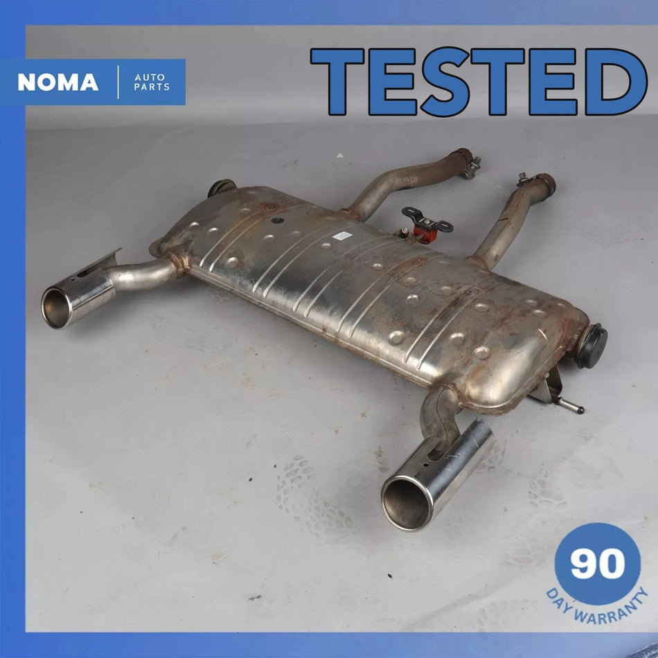 07-09 Jaguar X150 XK Rear Exhaust Muffler Assembly w/ Tips 6W835K244AH OEM 74k