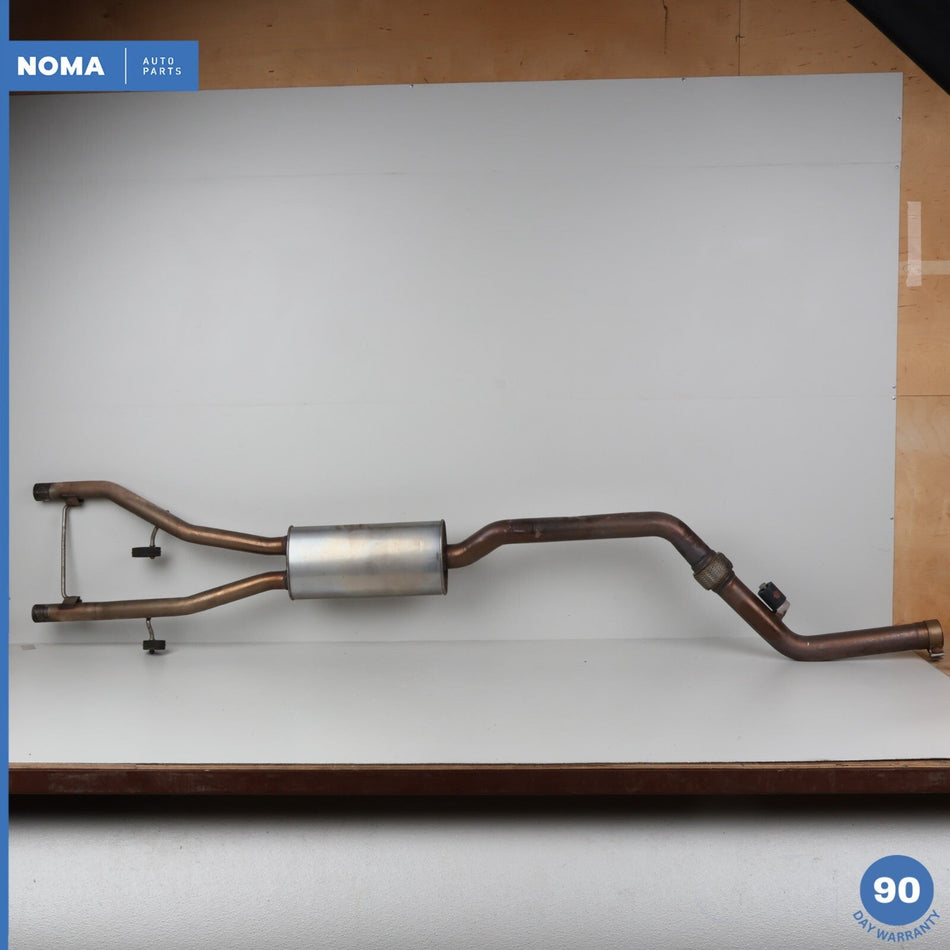 13-15 Jaguar XF X250 2.0L Turbo Intermediate Exhaust Muffler Dual Pipe OEM