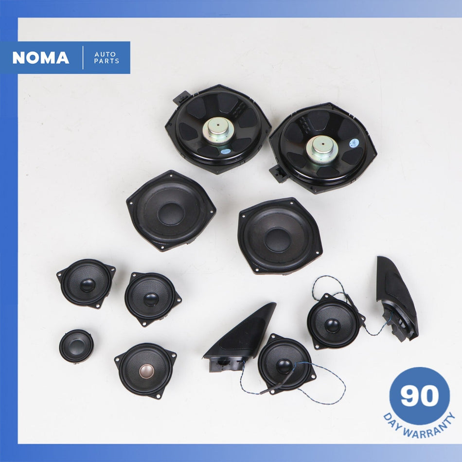 09-16 BMW E89 Z4 Front & Rear HiFi Stereo Speaker Set 65139192367 OEM 49k