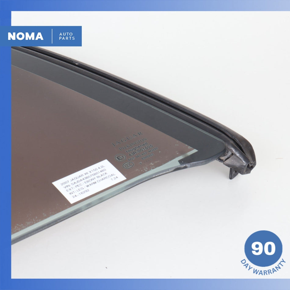 07-15 Jaguar X150 XK XKR Coupe Rear Right Passenger Quarter Window Glass OEM