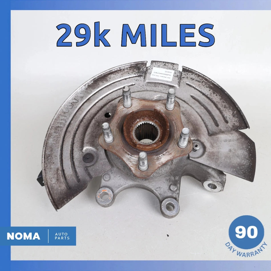 21-24 Jaguar X152 F-Type Rear Left Side Spindle Knuckle Hub w/ Shield OEM 29k