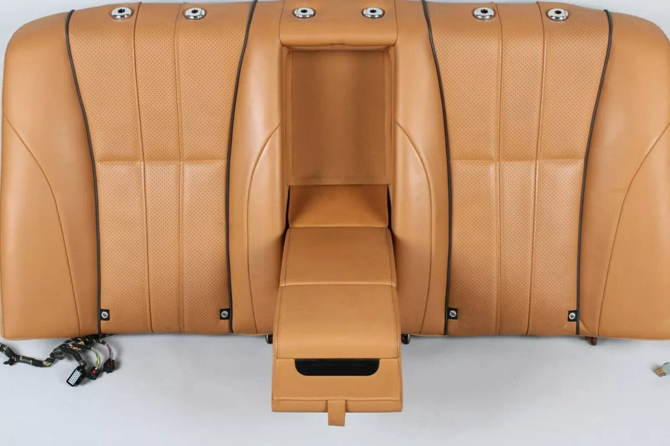 10-19 Jaguar X351 XJL XJ XJR Rear Top Upper Seat Cushion Beige OEM