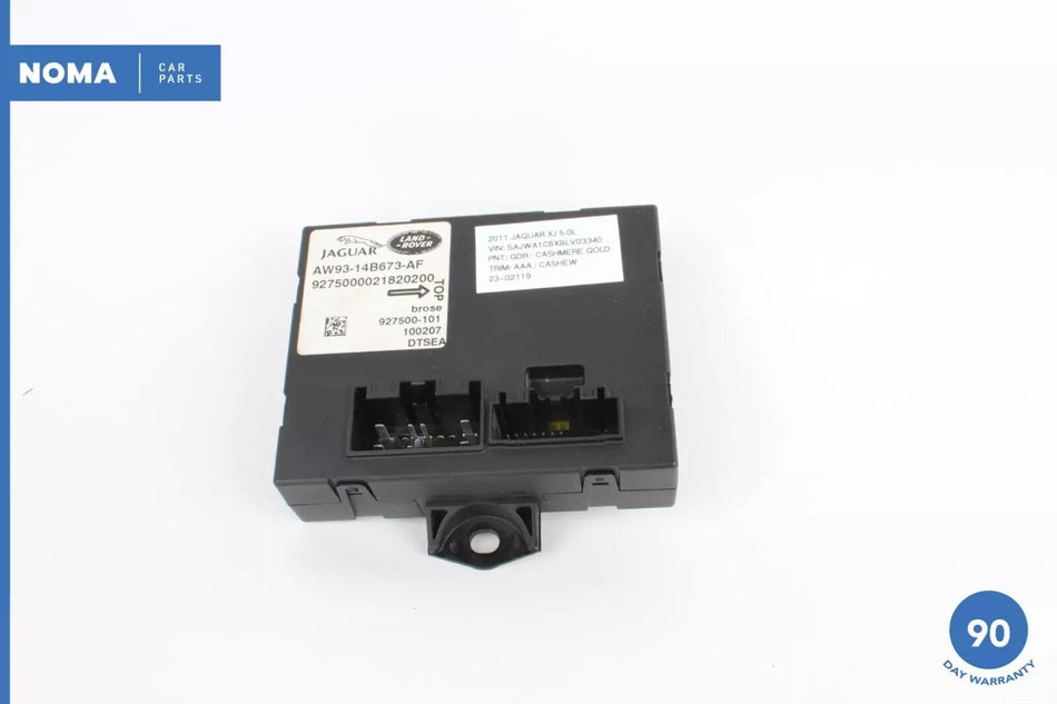 11-15 Jaguar X351 XJ XJR Rear Electronic Trunk Control Module AW9314B673AF OEM