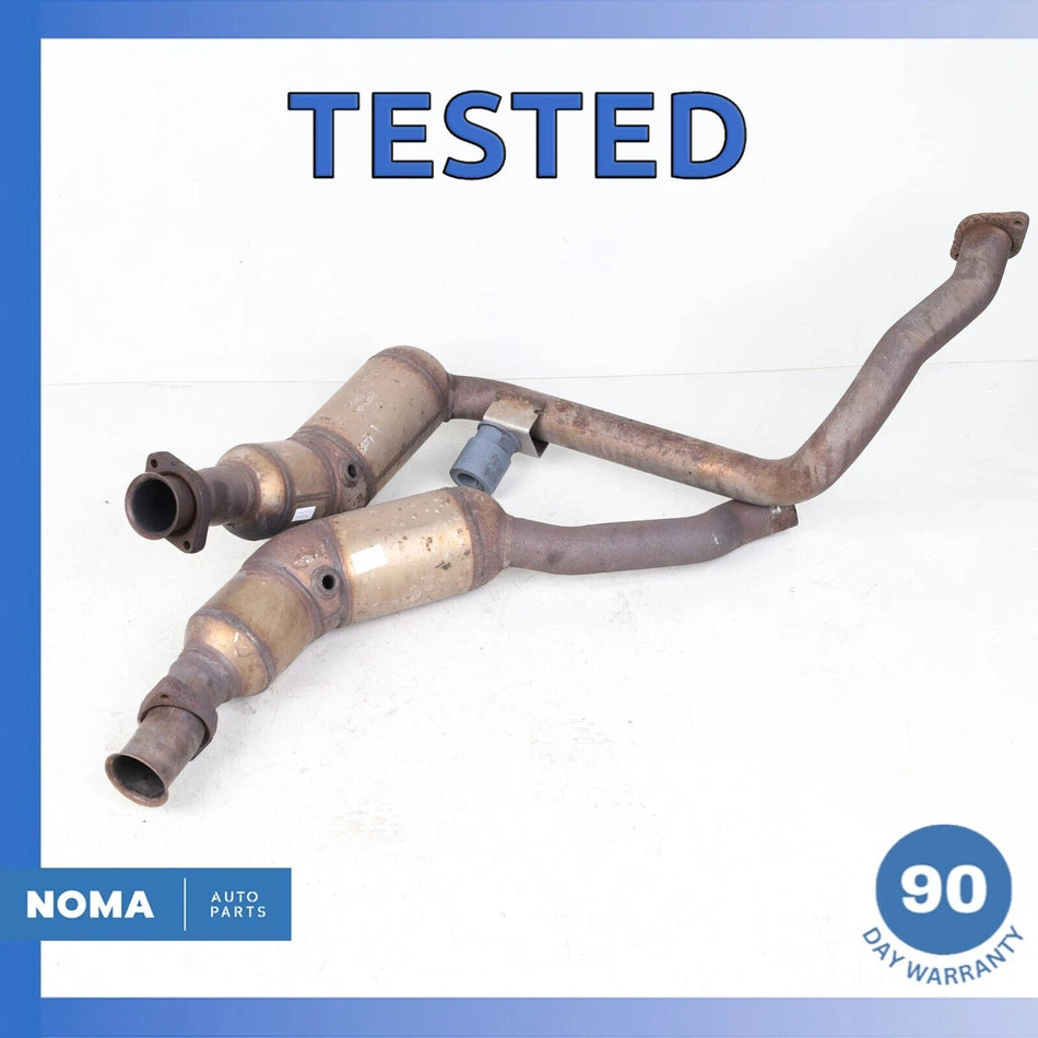 10-13 Range Rover Sport L320 L319 5.0L Exhaust Downpipe Right & Left Set OEM