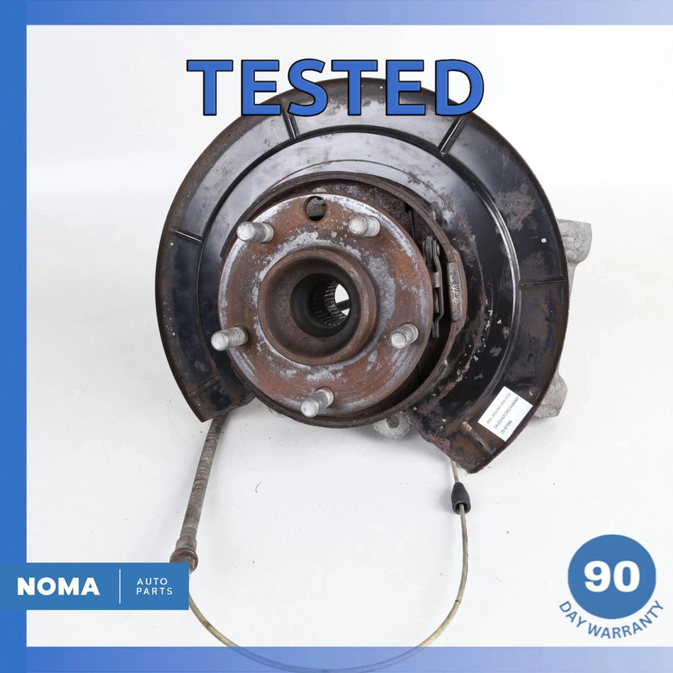 00-06 Jaguar X100 XK8 Rear Left Spindle Knuckle Hub w/ Shield MJA3291AA OEM