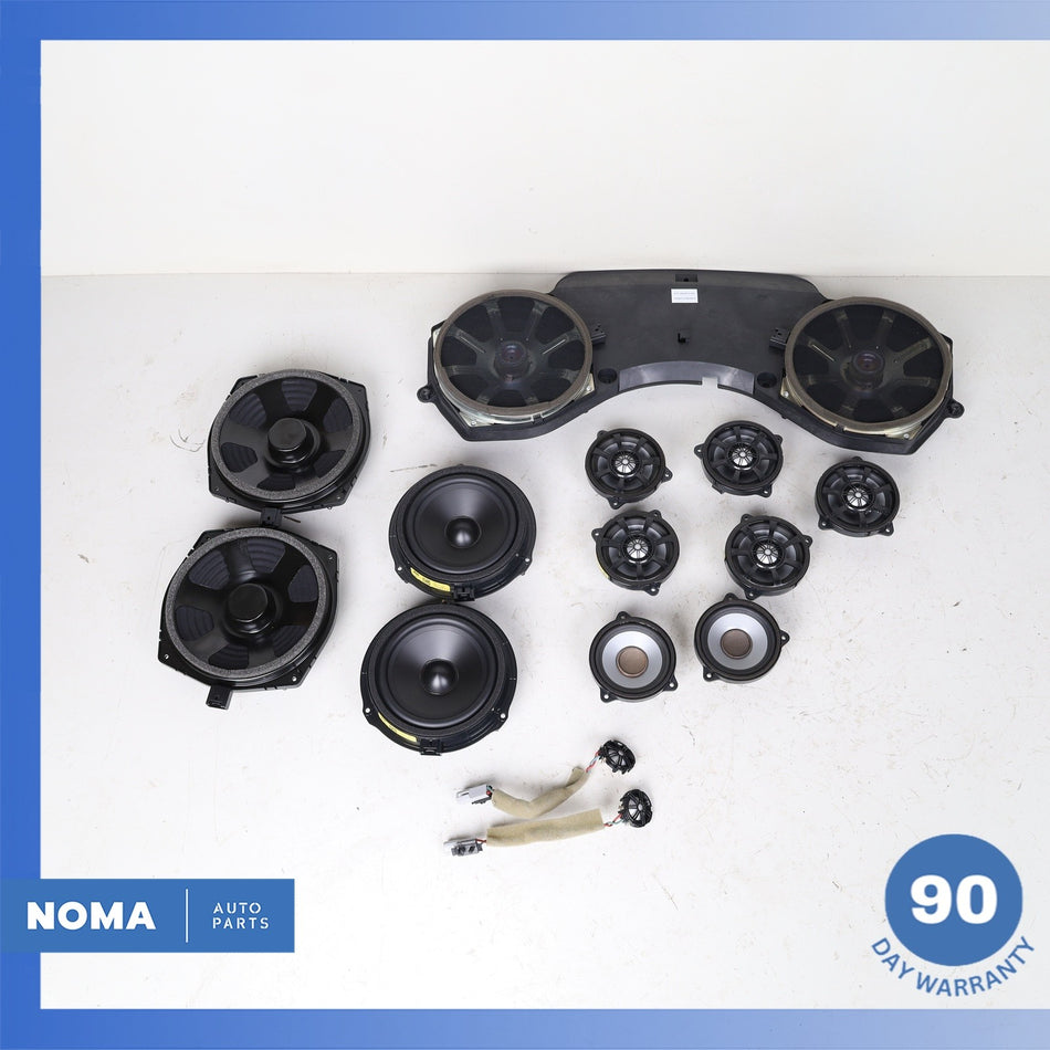 10-19 Jaguar X351 XJ XJR Front & Rear 1200W Premium Speaker Set OEM