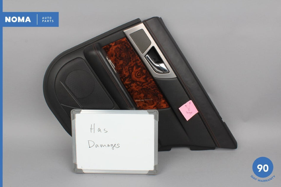 09-11 Jaguar XF XFR X250 Rear Right Interior Door Panel Color Black LEG OEM