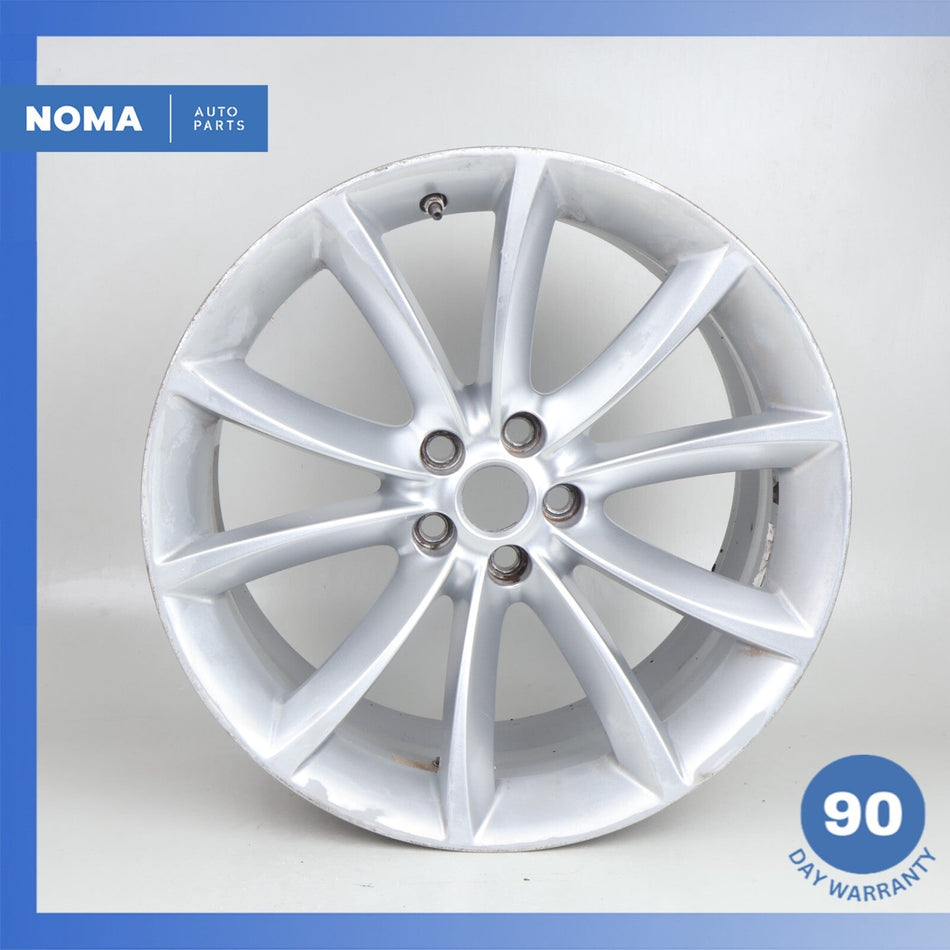 14-24 Jaguar X152 F-Type Propeller 9.5 x R19 19" Rear Wheel Rim Silver OEM