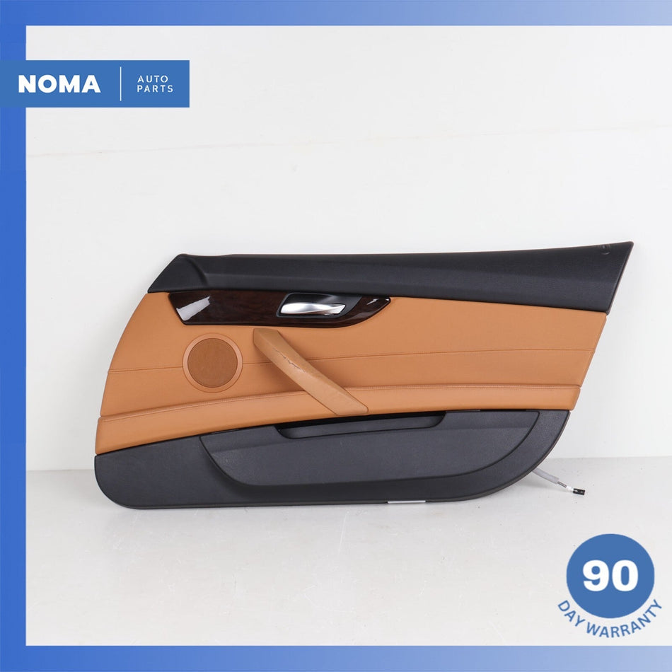 09-16 BMW E89 Z4 Right Passenger Side Interior Door Panel Brown OEM