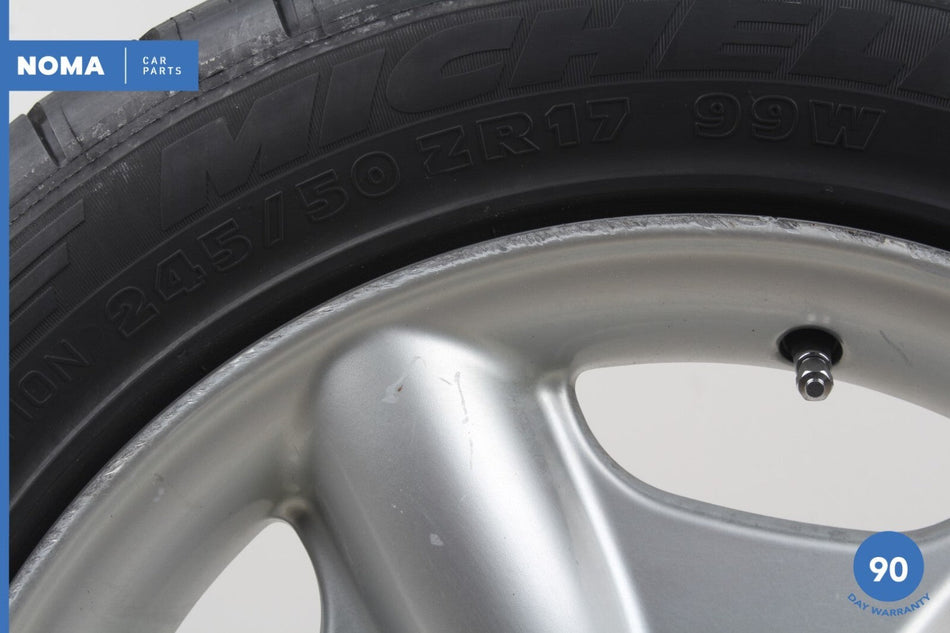 97-02 Jaguar XK8 X100 8x17 R17 Spare Alloy Wheel Rim w/ Tire Michelin OEM