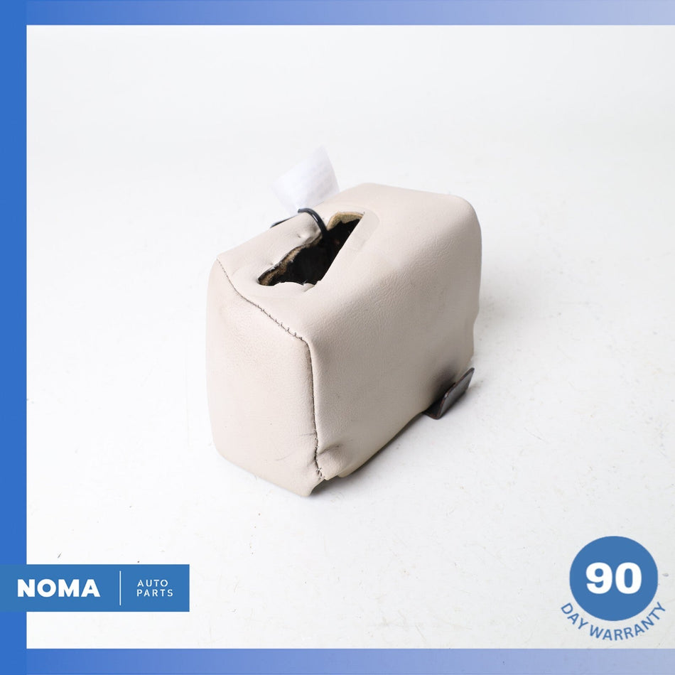 92-96 Jaguar XJS 2+2 Convertible Rear Right Side Seat Belt Trim Cover Beige OEM