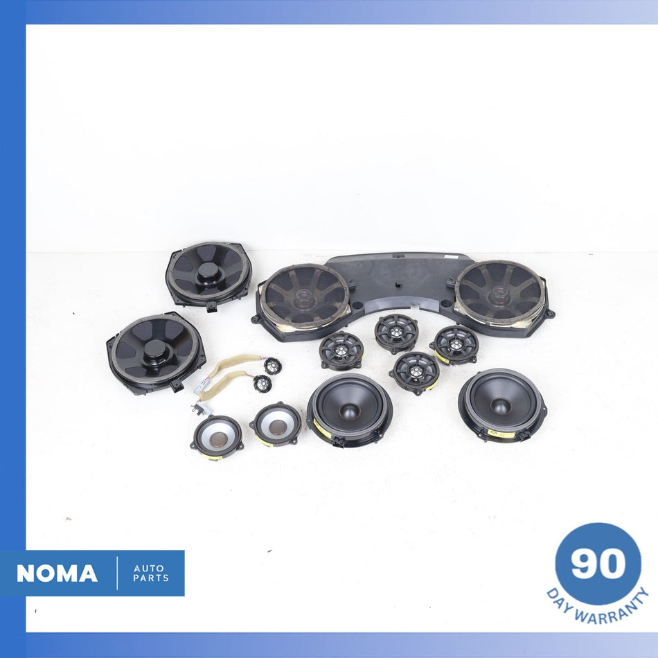 10-19 Jaguar X351 XJL XJR Front & Rear 1200W Premium Speaker Set OEM 56k