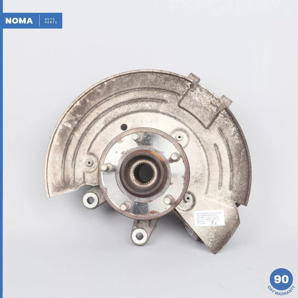 07-09 Jaguar X150 XK XKR Rear Left Side Spindle Knuckle Hub w/ Shield OEM