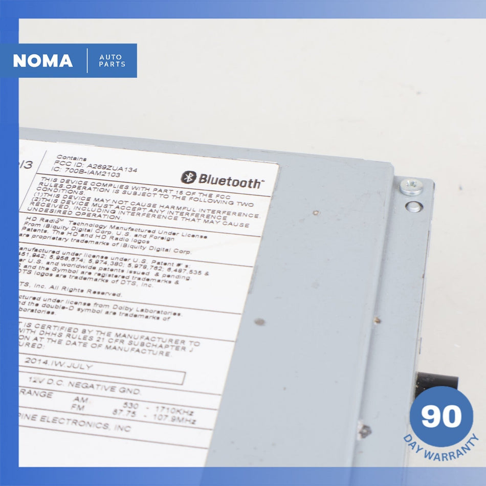 09-24 Jaguar X152 F-Type XF Audio Radio Receiver Head Unit AM FM CD Player OEM